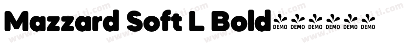 Mazzard Soft L Bold字体转换